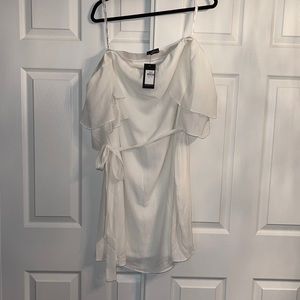 Plus size off the shoulder dress